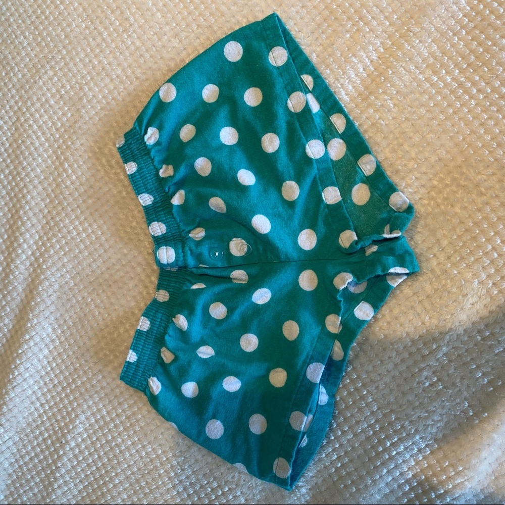 Green Polka Dot Boxer / PJ Shorts